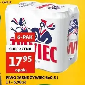 Auchan Piwo Żywiec Jasne Pełne oferta