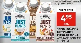 Auchan Napój owies Tymbark Just Plants oferta