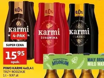Auchan Piwo Karmi Mrożona Kawa oferta