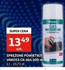 Auchan Spray do usuwania kurzu sprężone powietrze ck-664 Vakoss oferta