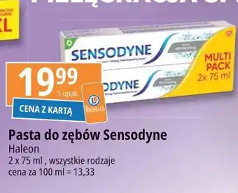 E.Leclerc Pasta do zębow Sensodyne Extra Whitening oferta