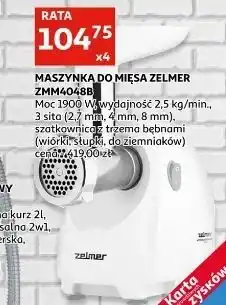 Auchan Maszynka do mięsa zmm4048b Zelmer oferta