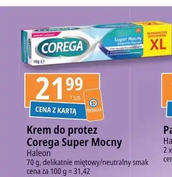 E.Leclerc Krem mocujący do protez neutralny smak Corega Super Mocny oferta
