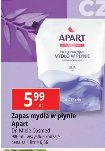 E.Leclerc Mydło w płynie lilia zapas Apart Floral Care oferta