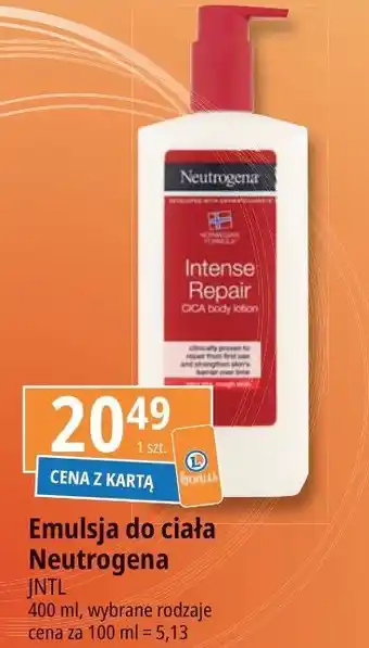 E.Leclerc Emulsja do ciała intensywnie regenerująca Neutrogena Formuła Norweska oferta