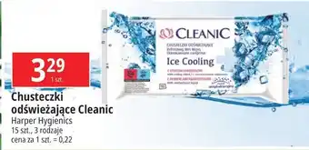 E.Leclerc Chusteczki ice cooling Cleanic oferta