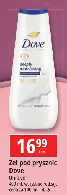 E.Leclerc Zel pod prysznic Dove Deeply Nourishing oferta
