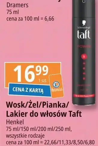 E.Leclerc Pianka do włosów Taft Power oferta