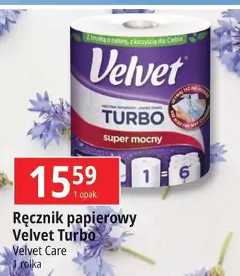 E.Leclerc Recznik papierowy Velvet Turbo oferta