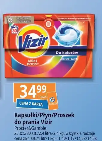 E.Leclerc Kapsułki do prania kolorów Vizir All In One Pods oferta