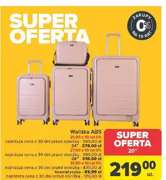 Carrefour Walizka abs 28 oferta