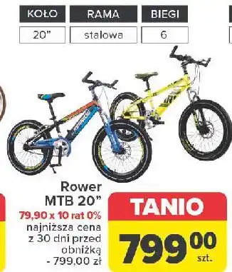 Carrefour Rower 20 Mtb oferta