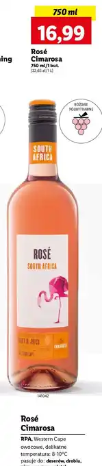 Lidl Wino Cimarosa Rose South Africa oferta