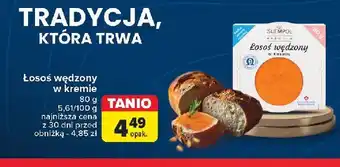 Carrefour Łosoś wędzony w kremie Suempol oferta