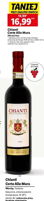 Lidl Wino Chianti Riserva Corte Alle Mura oferta