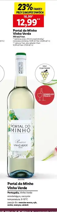 Lidl Wino Vinho Verde Portal Do Minho oferta