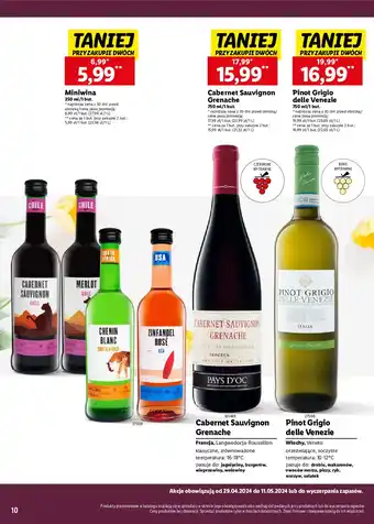 Lidl Wino Zinfandel Rose Usa oferta