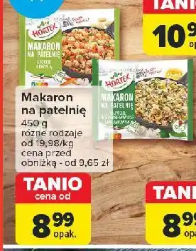 Carrefour Makaron na patelnię tagliatelle z sosem szpinakowym Hortex oferta