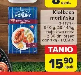 Carrefour Kiełbasa morlińska z szynki Morliny oferta