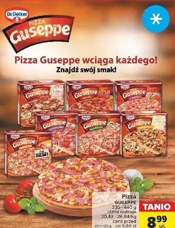 Carrefour Pizza z szynką i sosem czosnkowym Dr. Oetker Guseppe oferta