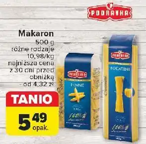 Carrefour Makaron bucatini Podravka oferta