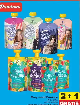 Carrefour Mus truskawka jabłko banan Drugie Śniadanie oferta