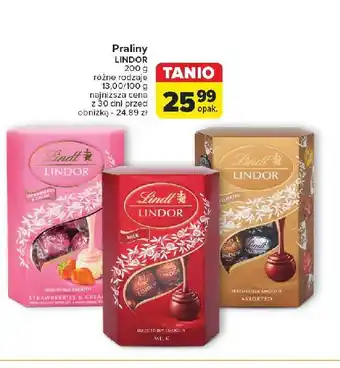 Carrefour Praliny milk Lindt Lindor oferta