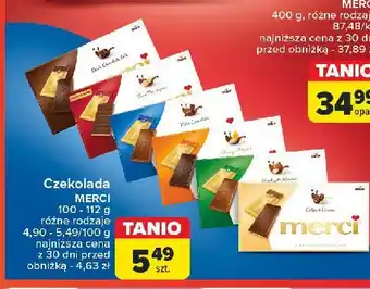 Carrefour Czekolada mleczna z kawałkami orzechów i migdałami Storck Merci oferta