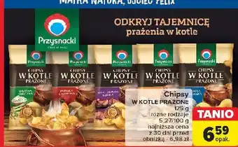 Carrefour Chipsy w kotle prażone z solą morską Przysnacki oferta