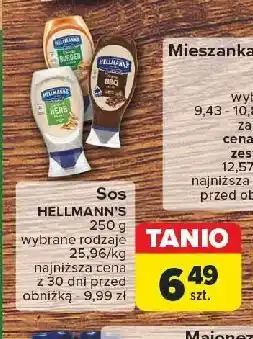 Carrefour Sos bbq Hellmann's oferta