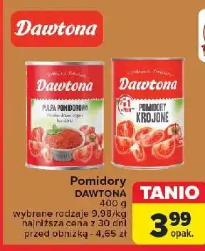 Carrefour Pomidory krojone Dawtona oferta