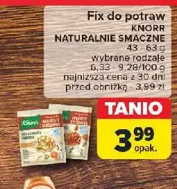 Carrefour Tagliatelle z kurczakiem Knorr Naturalnie Smaczne! oferta