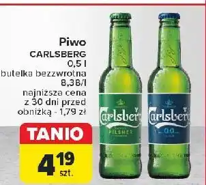 Carrefour Piwo Carlsberg 0% oferta