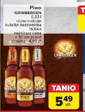 Carrefour Piwo Grimbergen Blonde oferta