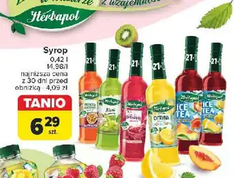 Carrefour Syrop o smaku oranżady Herbapol oferta