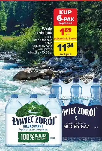 Carrefour Woda niegazowana Żywiec Zdrój oferta