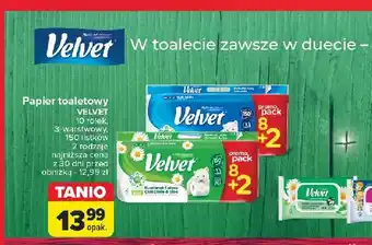 Carrefour Papier toaletowy rumianek i aloes Velvet oferta