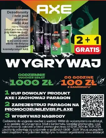 Carrefour Zel pod prysznic Axe Jungle Fresh oferta