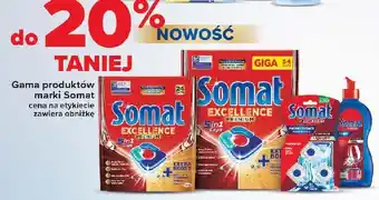 Carrefour Tabletki do zmywarki Somat Excellence Premium 5In1 oferta