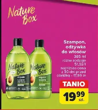 Carrefour Odżywka do włosów awokado Nature Box oferta