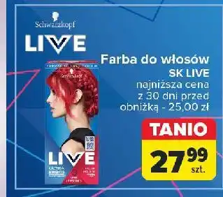 Carrefour Farba do włosów 092 Schwarzkopf Live Ultra Brights oferta