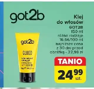 Carrefour Żel do włosów Got2B Ultra Glued oferta