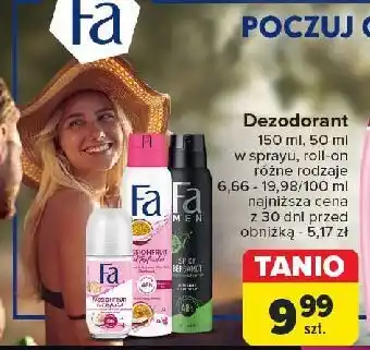 Carrefour Antyperspirant Fa Passionfruit oferta