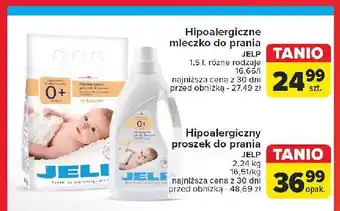 Carrefour Hipoalergiczny proszek do prania kolorów Jelp 0+ (Dawniej Soft) oferta