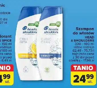 Carrefour Szampon do włosów classic clean Head&Shoulders oferta