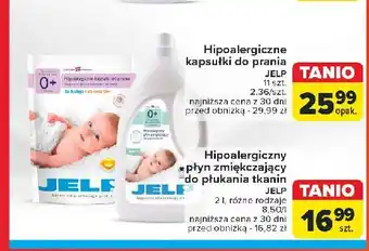 Carrefour Hipoalergiczny płyn zmiękczający do płukania tkanin Jelp 0+ (Dawniej Soft) oferta