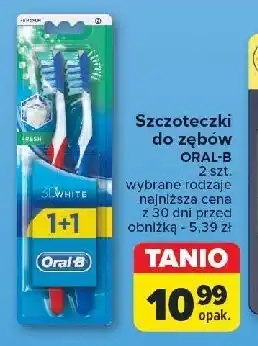 Carrefour Szczoteczka do zębów fresh średnia Oral-B 3D White oferta