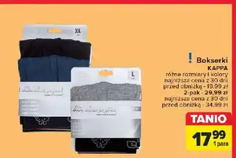 Carrefour Bokserki męskie Kappa oferta