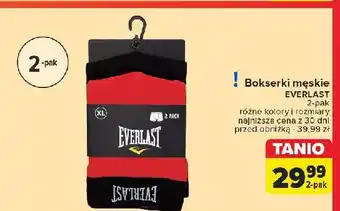 Carrefour Bokserki męskie Everlast oferta