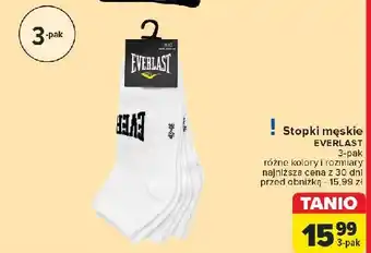 Carrefour Stopki męskie Everlast oferta
